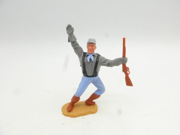 Timpo Toys Southerner standing, rifle at side, black braces
