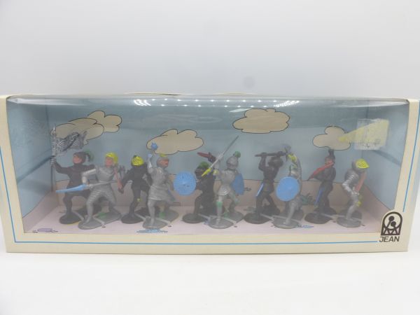 Jean Blister box with 10 knights, standing - very good condition
