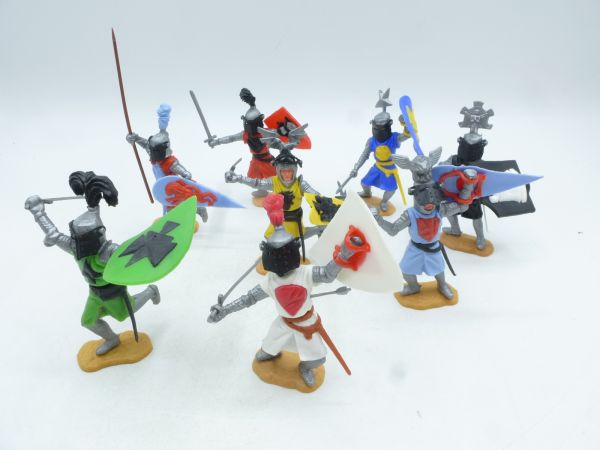 Timpo Toys Visierritter zu Fuß (8 Figuren) - tolles Set