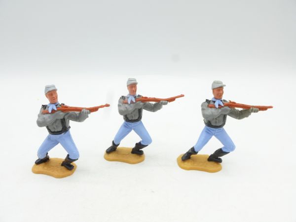 Timpo Toys Set of Southerners (3 figures), black braces