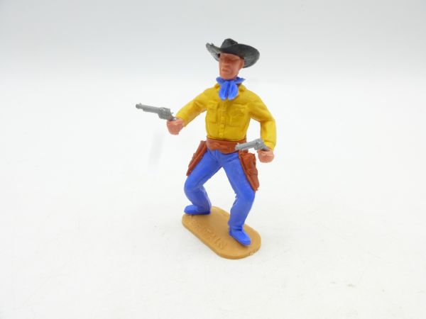Timpo Toys Cowboy stehend mit 2 Pistolen