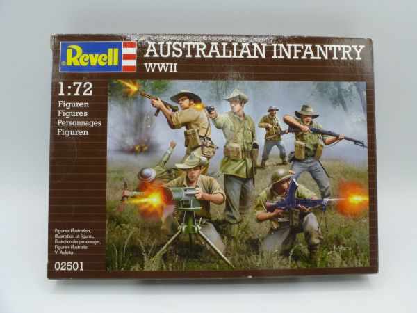Revell 1:72 Australian Infantry WW II, No. 2501 - orig. packaging, shrink wrapped