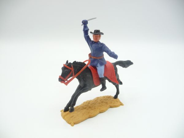 Timpo Toys Union Army Soldier 3rd version riding, officer sabre raised