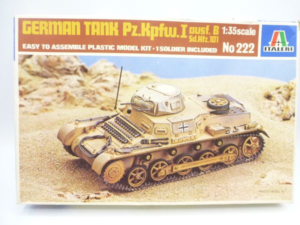 Italeri 1:35 "German Tank Pz. Kpfw. I Ausf. B", No. 222 - orig. packaging