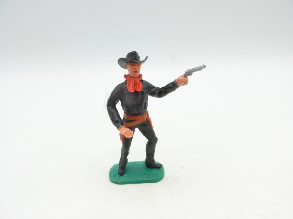 Timpo Toys Cowboy stehend, Pistole schießend