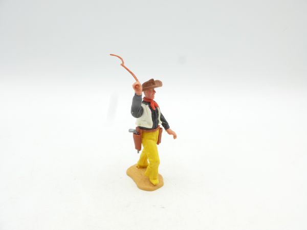 Timpo Toys Cowboy 2nd version standing with whip
