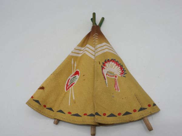 Elastolin 7 cm Indianer-Tipi für 7 cm Figuren - tolles Zelt