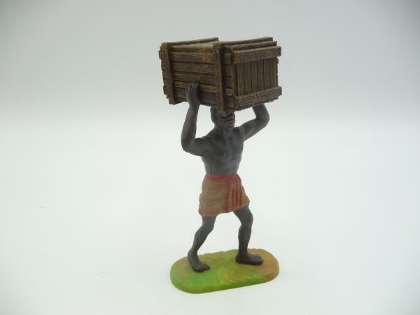Umbau 7 cm Afrikaner, Kiste auf dem Kopf tragend - toller Umbau