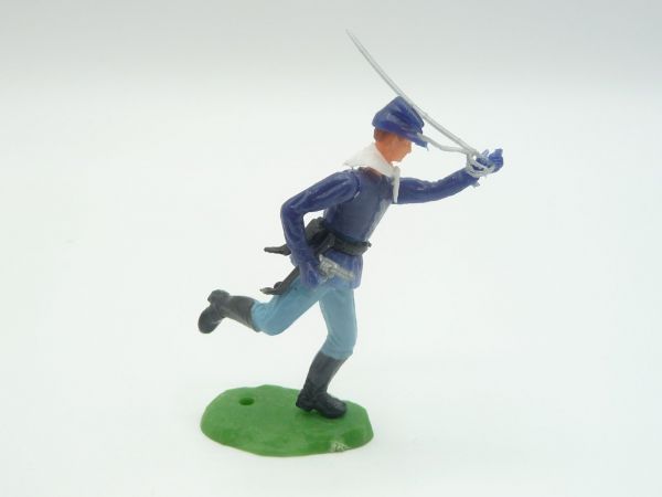 Elastolin 5,4 cm Union Army soldier running with pistol + sabre