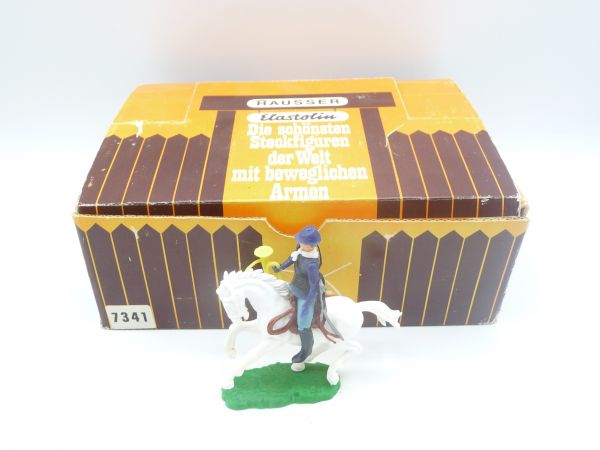 Elastolin 5,4 cm Bulk box with government soldiers on horseback (8 pcs.) - figures new