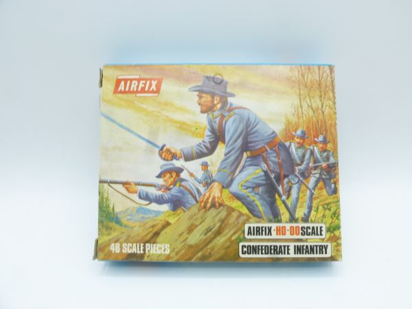 Airfix 1:72 Confederate Infantry ACW - Blue Box, figures loose but complete