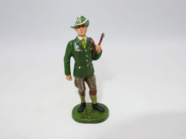 Elastolin 7 cm Hunter with rifle slung round his neck