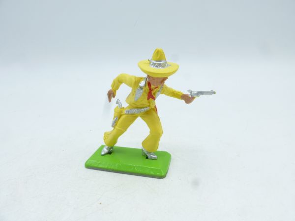 Britains Deetail Mexican advancing with pistol, yellow