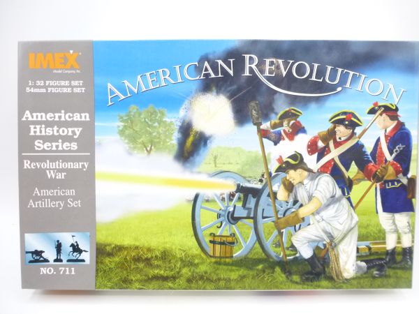Imex 1:32 American History Series, Artillery Set, No. 711 - orig. packaging