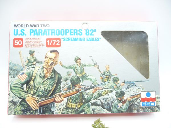 Esci 1:72 WW II US Paratroopers 82a, Screaming eagles, Nr. 209 - OVP