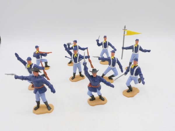 Timpo Toys Gruppe Nordstaatler 2. Version zu Fuß (10 Figuren)