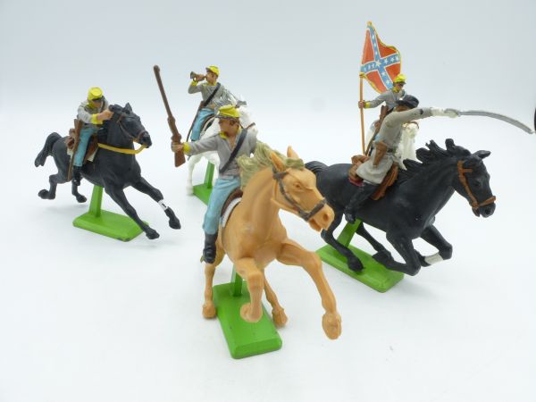 Britains Deetail Group of Southerners riding (5 figures)