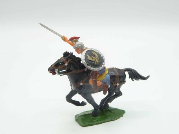 Elastolin 4 cm Römischer Reiter mit Schwert angreifend, Nr. 8459 - schöne Figur