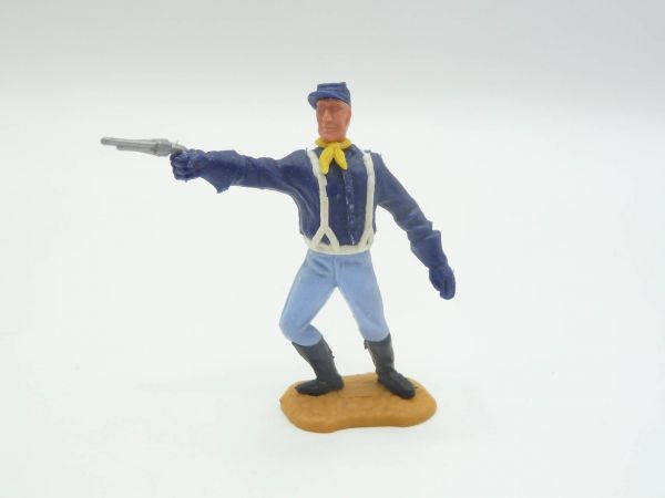 Timpo Toys Union Army soldier 2nd version standing firing with pistol