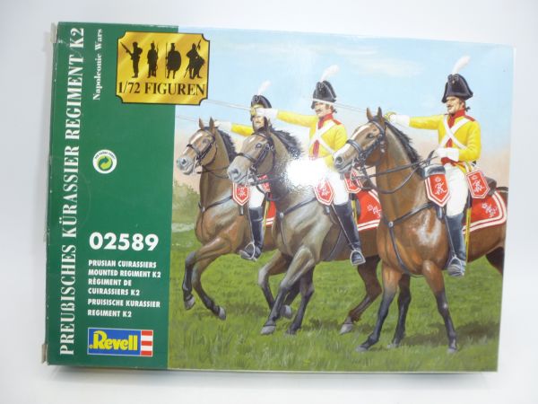 Revell 1:72 Nap. Wars Prussian Cuirassiers, No. 2589 - orig. packaging, on cast