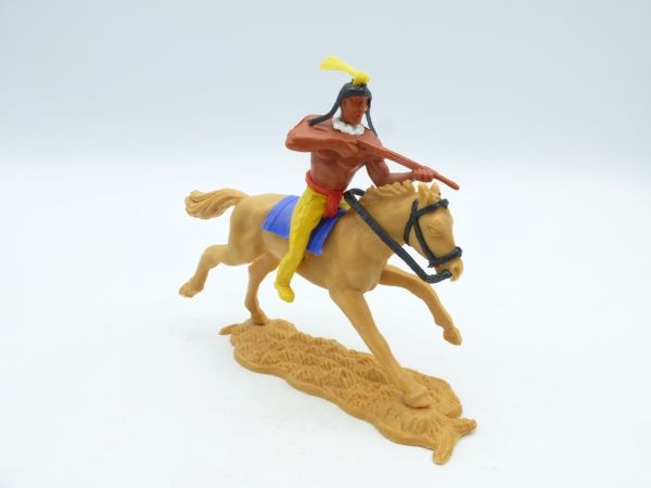 Timpo Toys Indian 2nd version riding, shooting short rifle