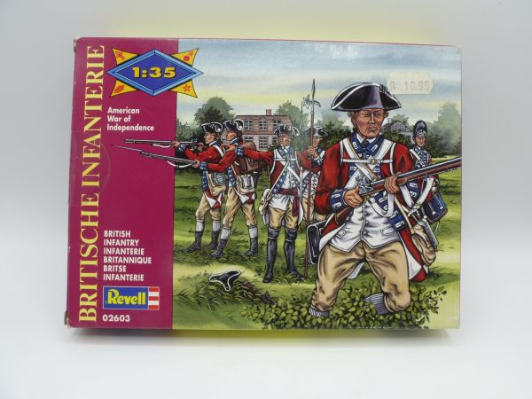 Revell 1:32 American War of Independence, British Infantry, No. 2603 - orig. packaging