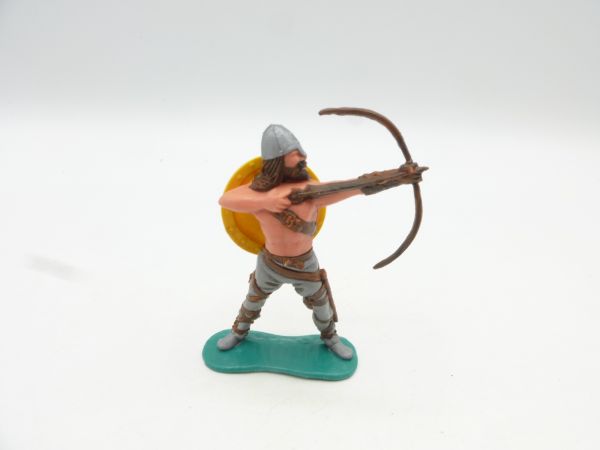 Timpo Toys Wikinger, Bogenschütze mit gelbem Schild