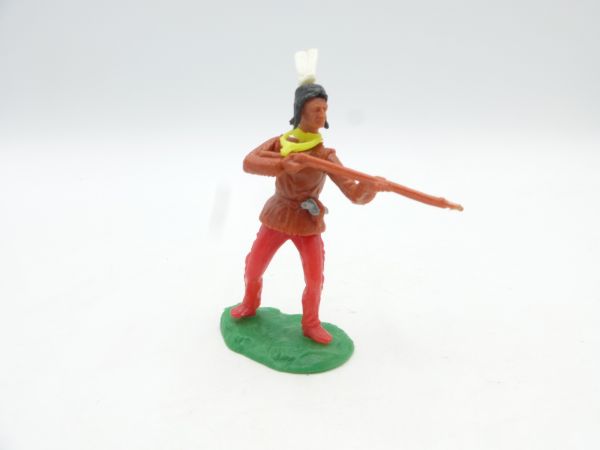 Elastolin 5,4 cm Indian standing shooting (additional weapon in belt)