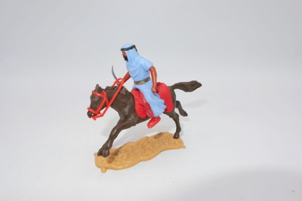 Timpo Toys Arab horse riding light blue with dagger