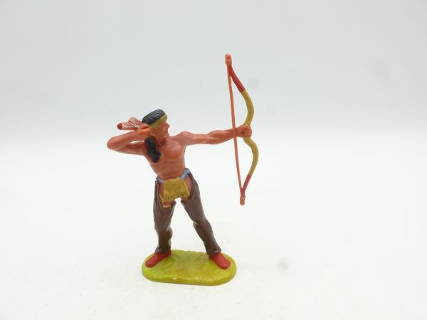 Elastolin 7 cm (damaged) Indian standing with bow, J-figure, vers. 2
