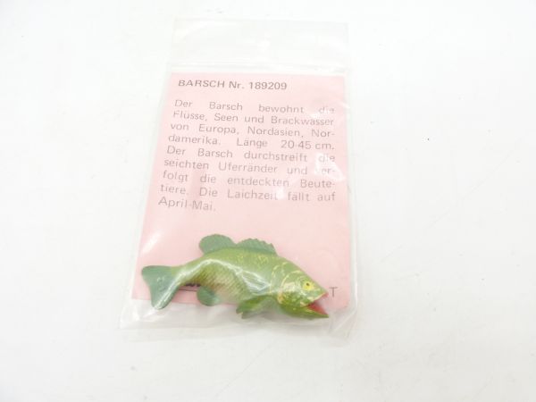 Elastolin soft plastic Perch, No. 189209 (red description) - orig. packaging
