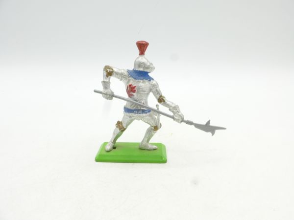Britains Deetail Knight advancing with spear / lance, 2-part figure