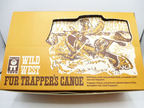 Timpo Toys Empty Box Bulk Box / Sales Box for Trapper Canoes, Ref. 100/6