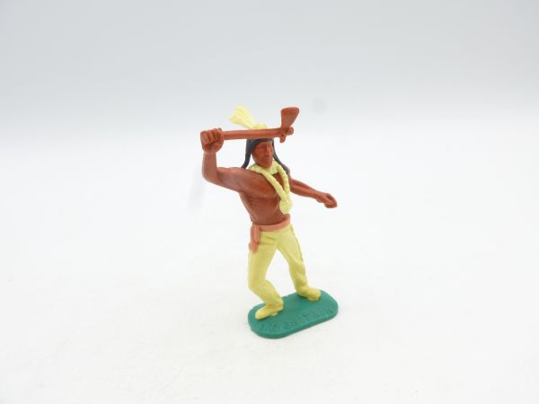 Timpo Toys Indianer 2. Version mit seltener hellgelber Feder
