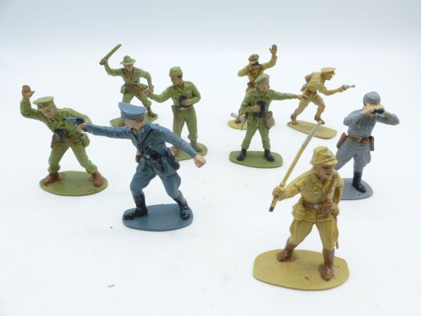 Airfix 1:32 9 Officers WW II - beautifully painted
