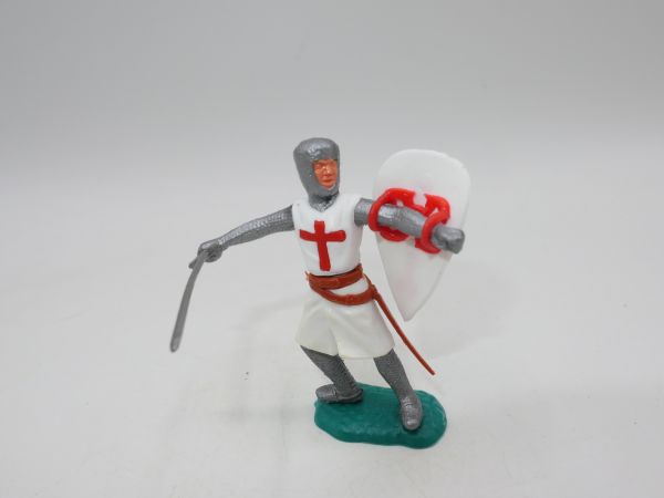 Timpo Toys Kreuzritter 2. Version stehend, Schwert seitlich