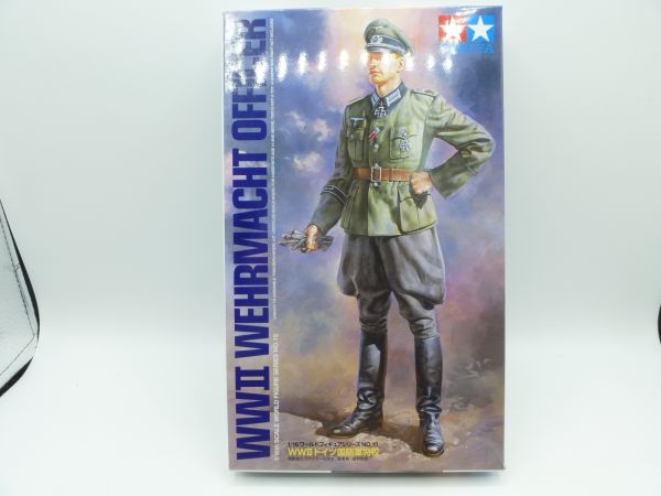 TAMIYA 1:16 WW II Wehrmacht Officer, No. 15 - orig. packaging, parts in bag