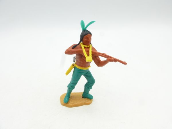 Timpo Toys Indianer 3. Version (großer Kopf) stehend schießend