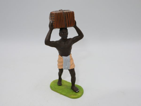 Preiser 7 cm Afrikaner, Kiste tragend, Nr. 8210 - Bemalung siehe Fotos