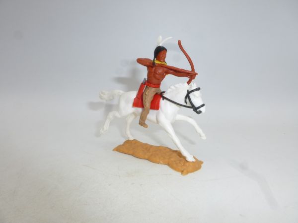 Timpo Toys Indianer 3. Version reitend mit Bogen