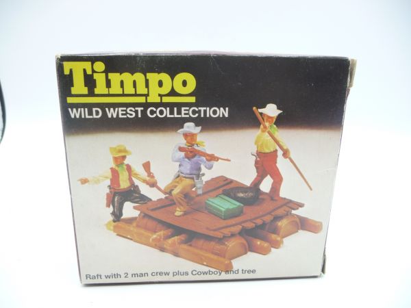 Timpo Toys Minibox Floß mit Cowboys (3. Vers.)