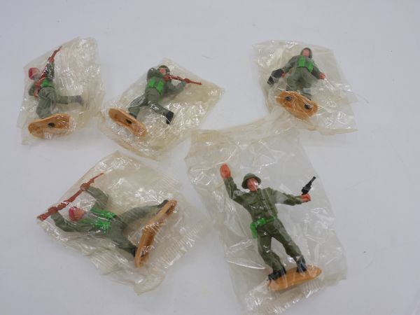 Timpo Toys 5 Englische Soldaten (gemischt) - in Originaltüte