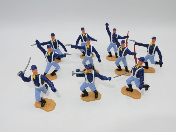 Timpo Toys Set of Northerners 2nd version (10 figures)