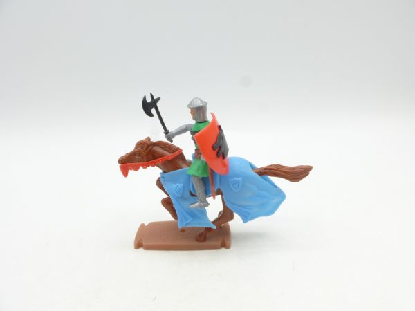 Plasty Wolf knight on horseback with battle axe