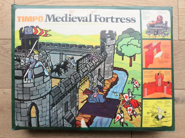 Timpo Toys Medieval Fortress No. 2803 - rare box with original contents