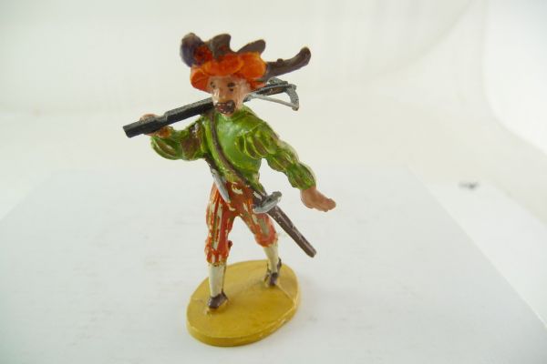 Merten 4 cm Landsknecht with crossbow shouldered - early, very nice painting