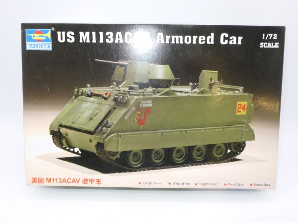 Trumpeter US M 113 ACAV Armoured Car, No. 07237 (1:72) - orig. packaging
