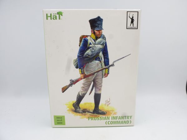28 mm Prussian Infantry (Command), No. 28015 - orig. packaging, on cast