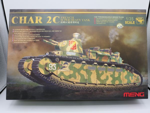 Meng 1:35 CHAR 2C French Super Heavy Tank - OVP, ladenneu