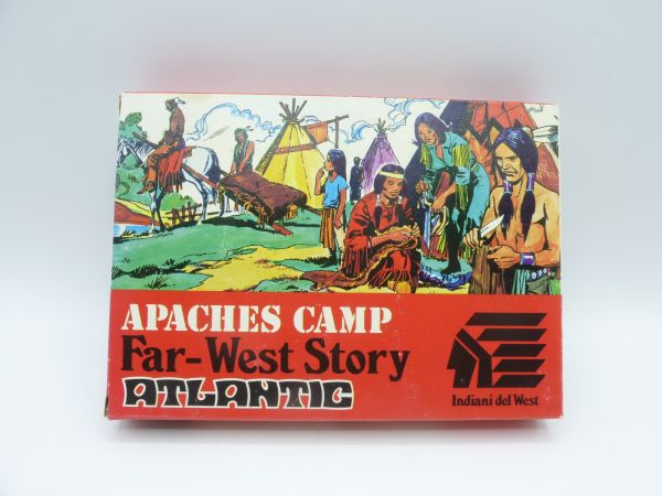Atlantic 1:72 Far West Story "Apaches Camp", No. 1106 - orig. packaging, complete